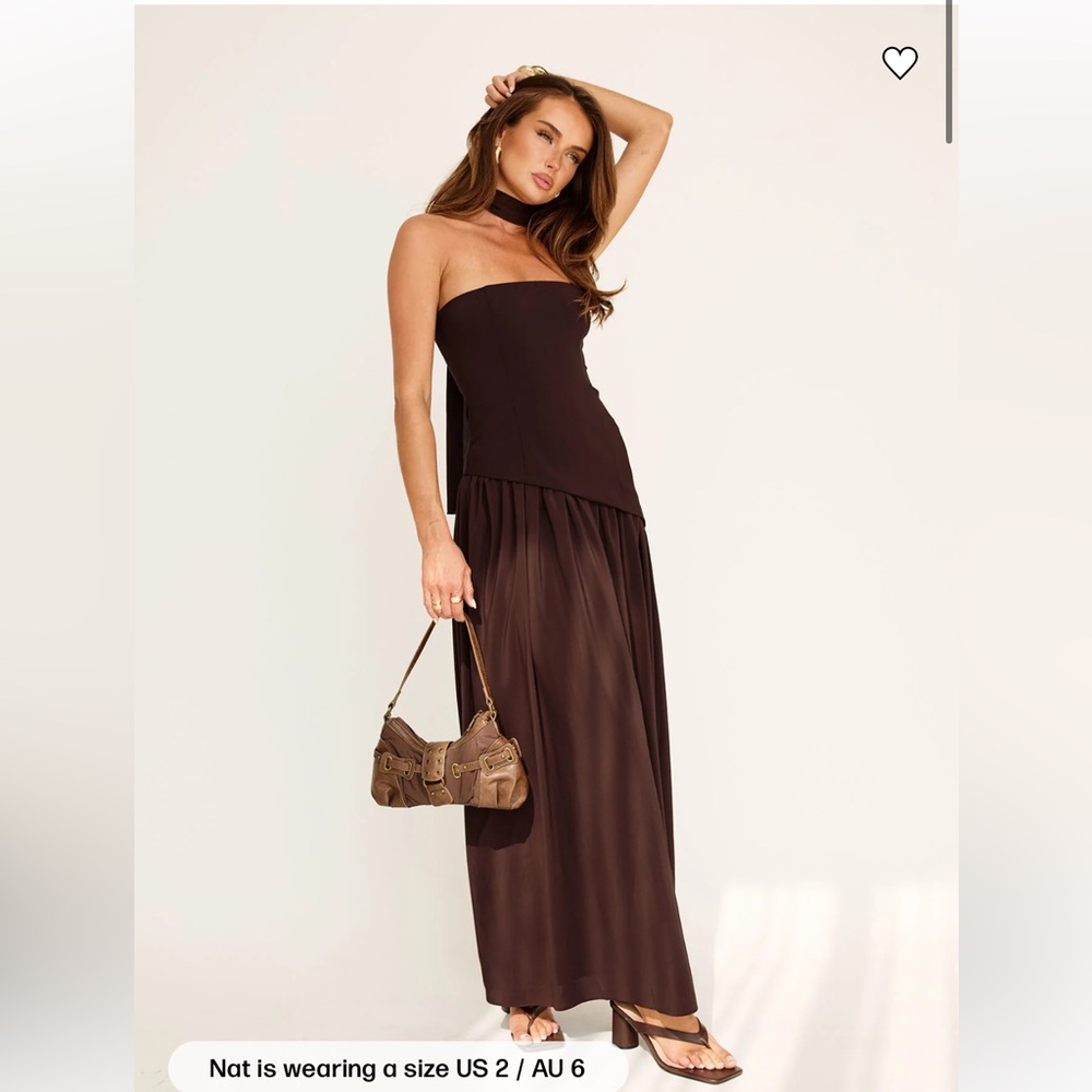 Princess Polly Chocolate Maxi Dress